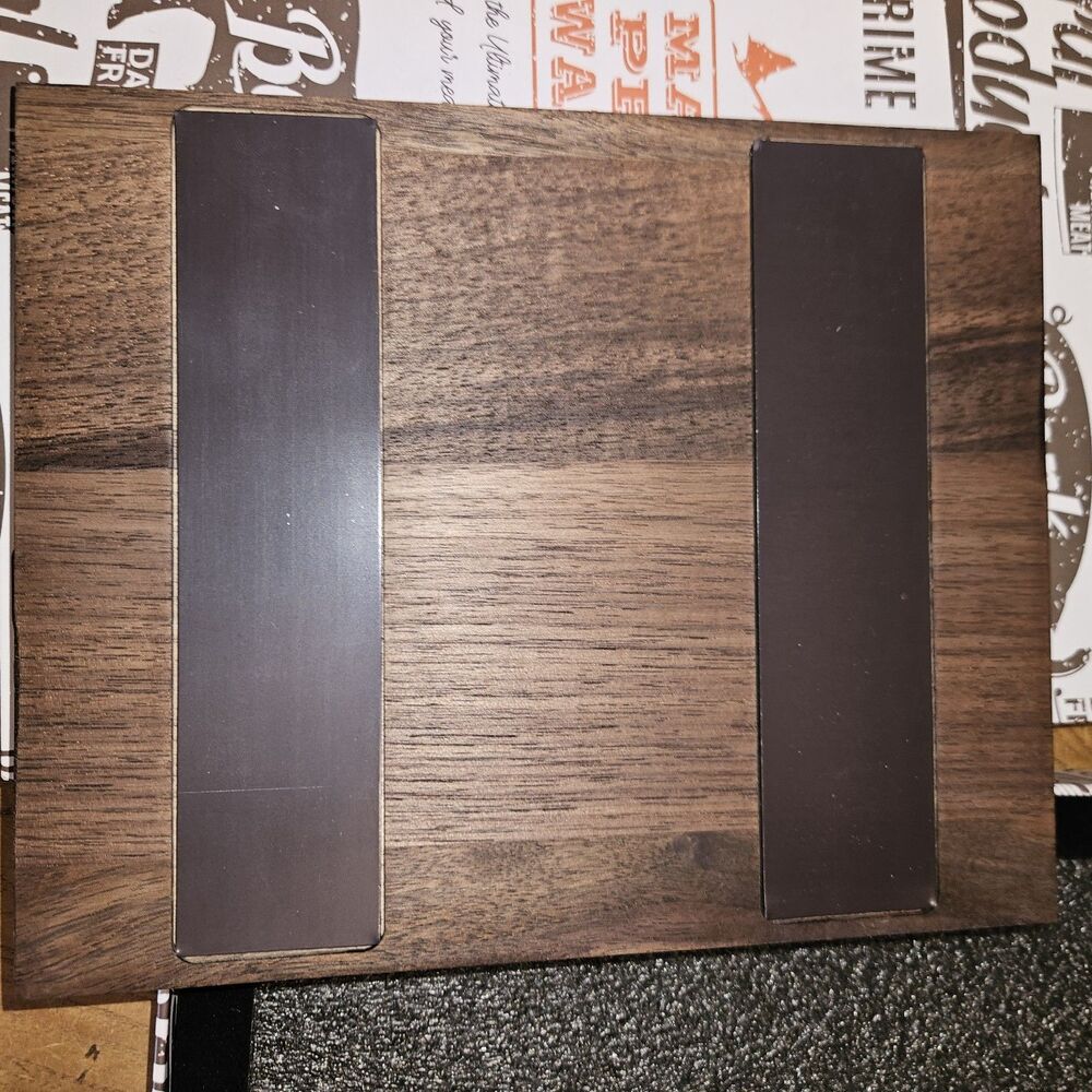 I Only Smoke The Good Stuff Walnut Wooden Smoker Sign 9" X 7" - Picture 2 of 4
